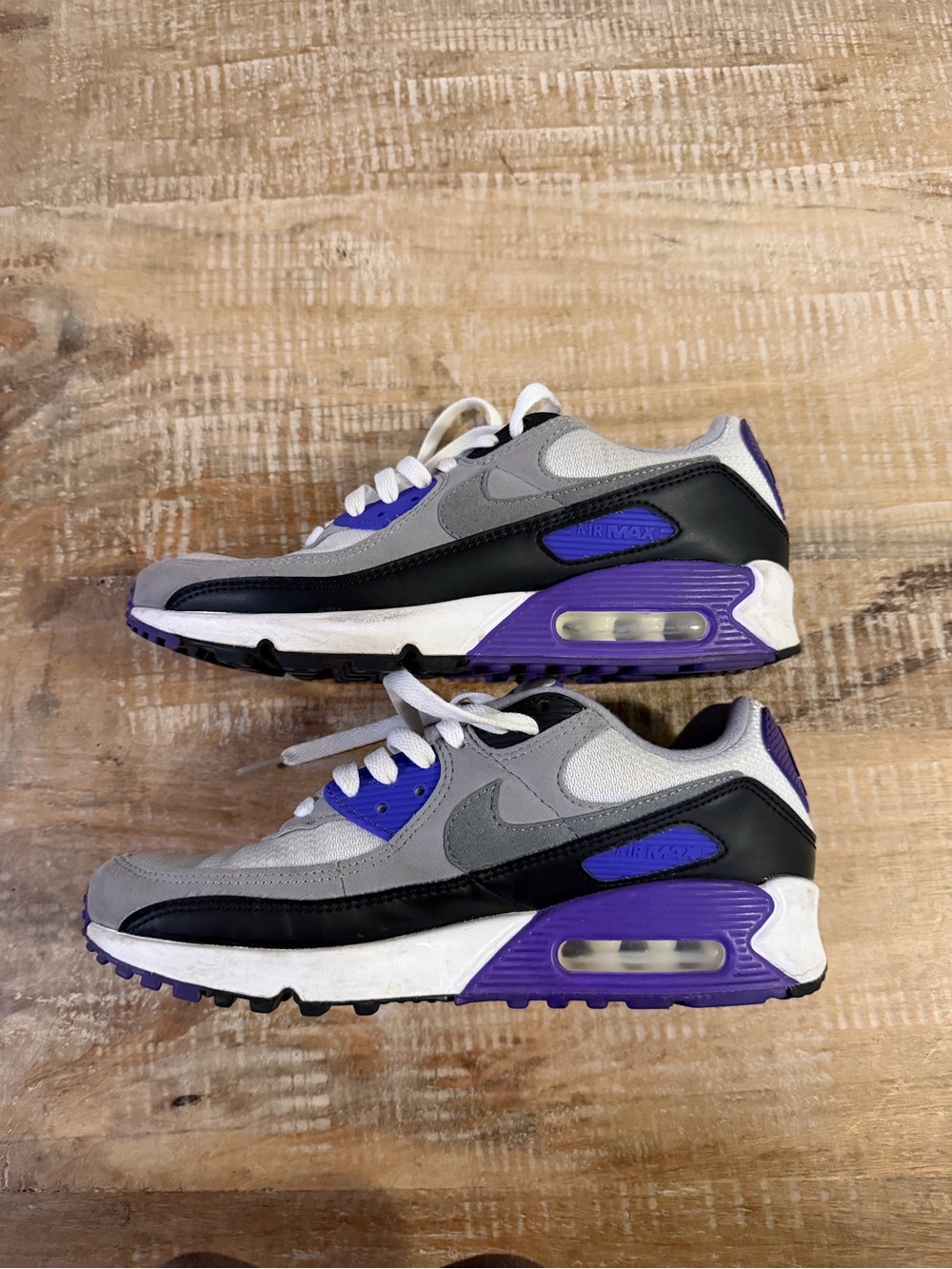 Women’s size 8.5 Nike Air Max 90 Recraft in the 'Hyper Grape' colorway